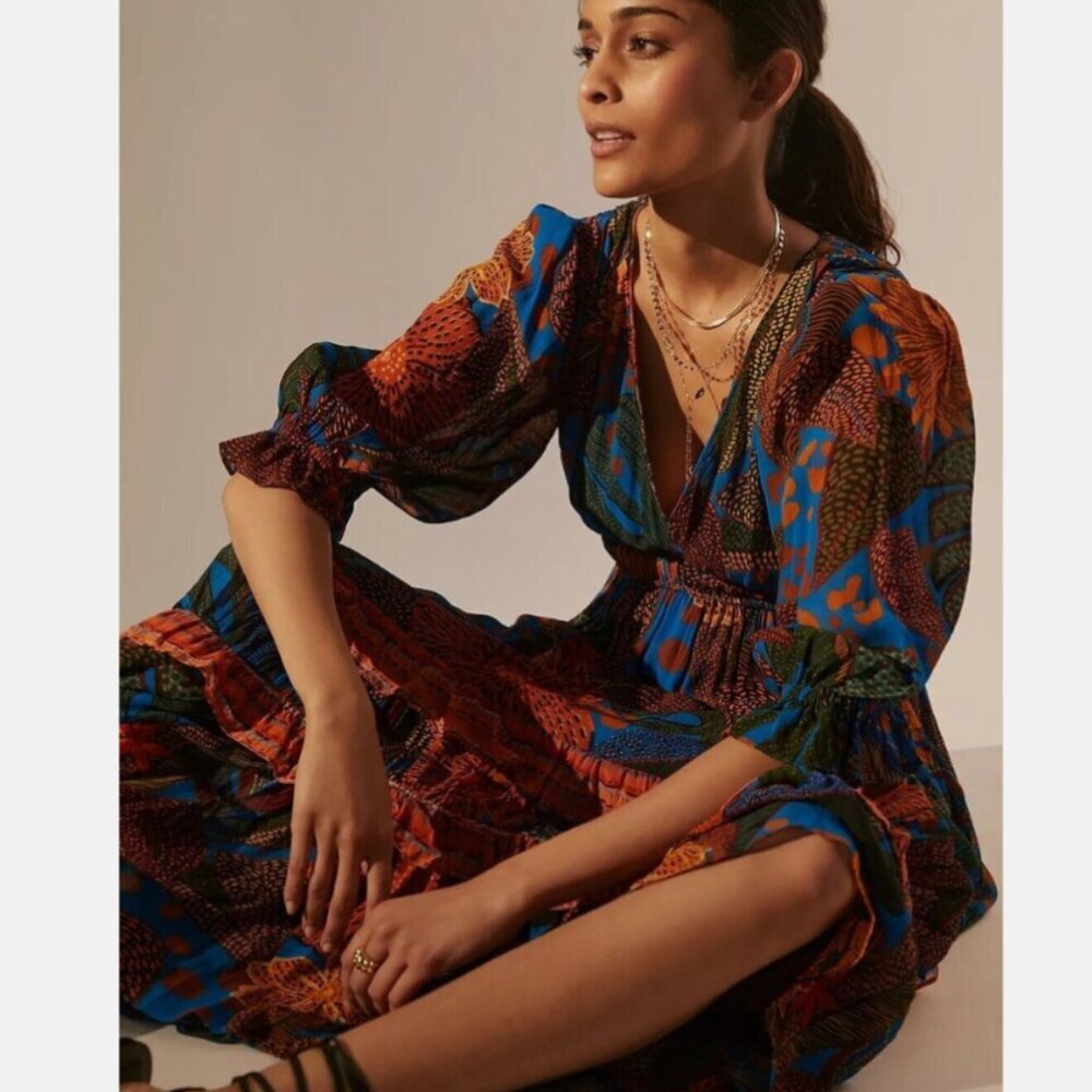 FARM Rio Multicolor Maxi Dress - Picture 2 of 16